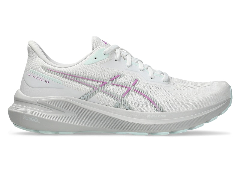 Pre-owned Asics Gt1000 13 (women's) Sneakers In White/lavender Glow