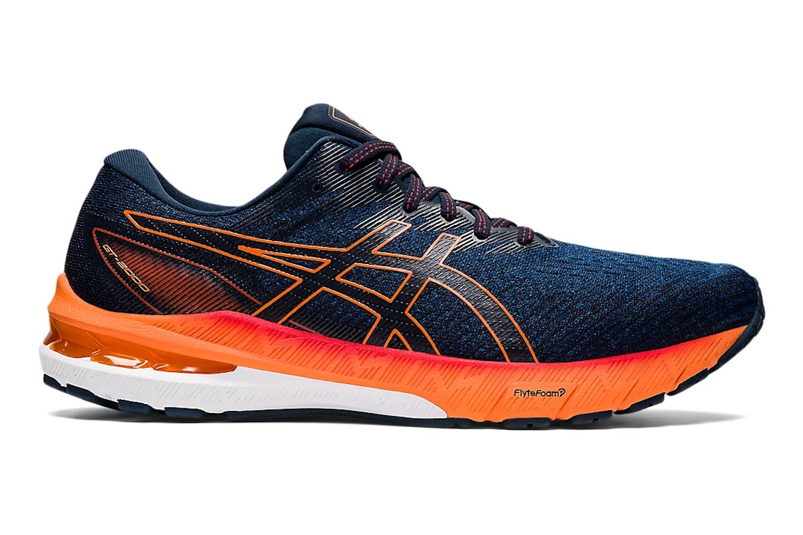 Click to view more detailed imagery on our partner's website Pre-owned Asics Gt-2000 10 Mako Blue Shocking Orange In Mako Blue/shocking Orange