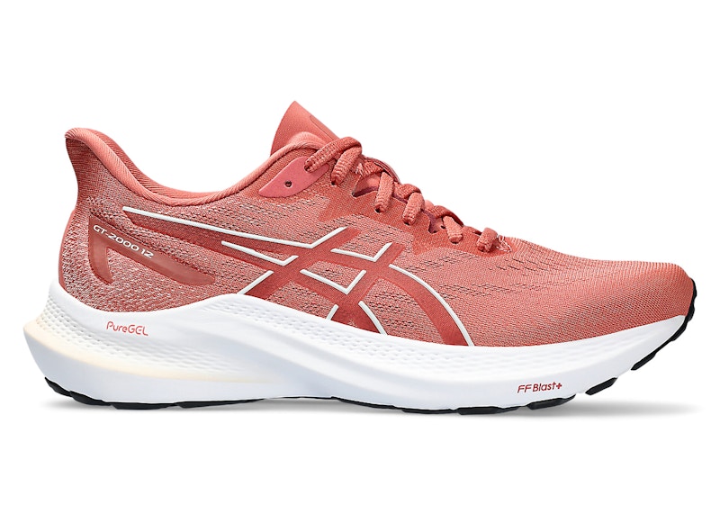 Asics red womens shoes online