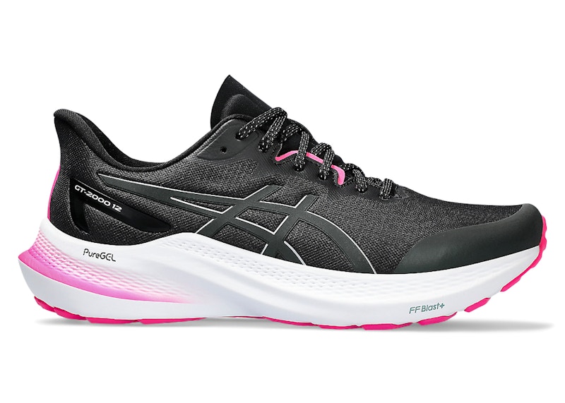 Pre-owned Asics Gt2000 12 Liteshow (women's) Sneakers In Black/pure Silver