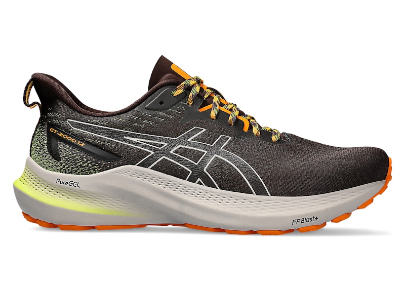 ASICS Pre-owned Men's Gt2000 12 Tr Sneakers In Nature Bathing/neon Lime