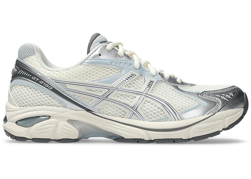 Men's ASICS GT2160 Sky Blue Sneakers in Cream/Pure Silver