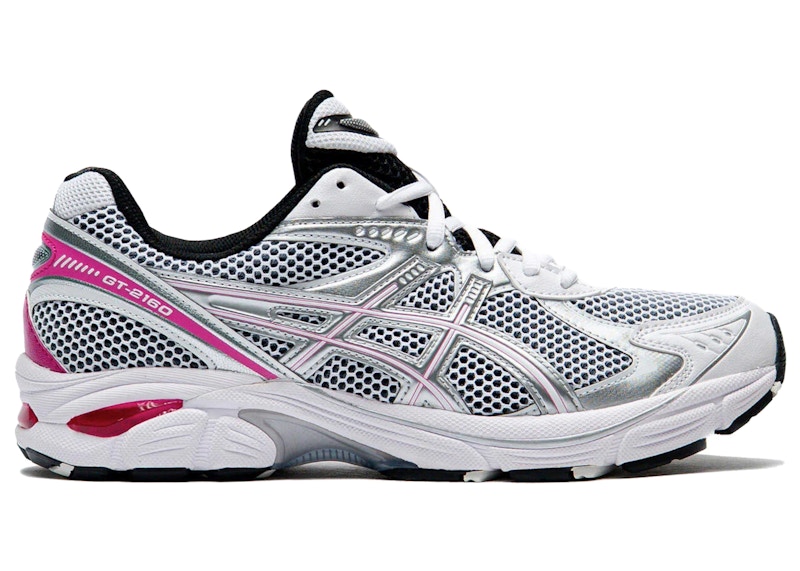 Men's ASICS GT2160 Sneakers in White/Raspberry (1203A275-121)