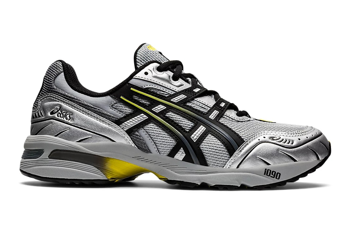 Click to view more detailed imagery on our partner's website Pre-owned Asics Gel-1090 Mid Grey Yellow In Mid Grey/black