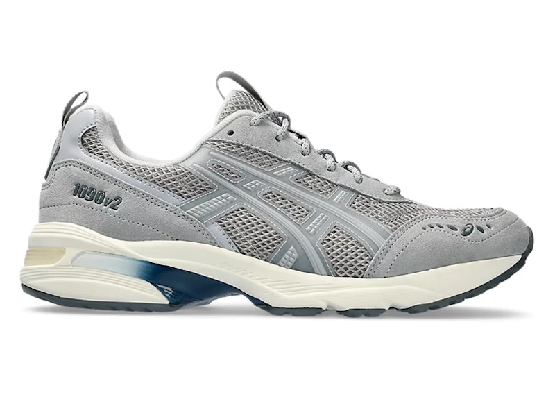 Pre-owned Asics Men's  Gel1090v2 Sneakers In Mid Grey In Gray