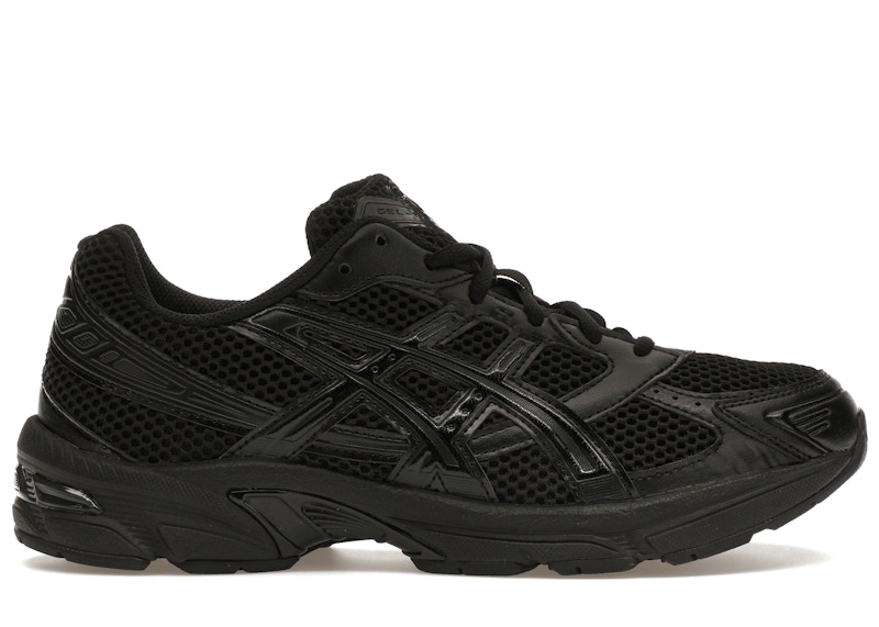 Asics black gel online