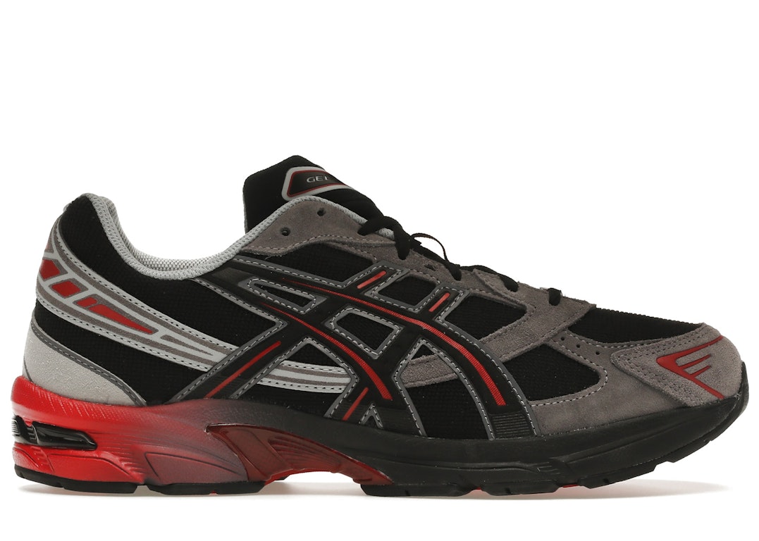 Pre-owned Asics Gel-1130 Naruto Shippuden Itachi In Black/grey/red