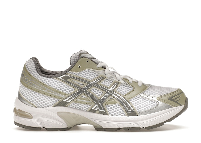 Pre-owned Asics Gel1130 (women's) Sneakers In White/dried Leaf Green In Multi