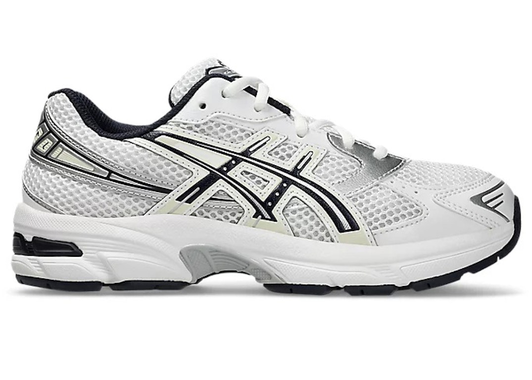 Pre-owned Asics Gel-1130 White Midnight (gs) In White/midnight
