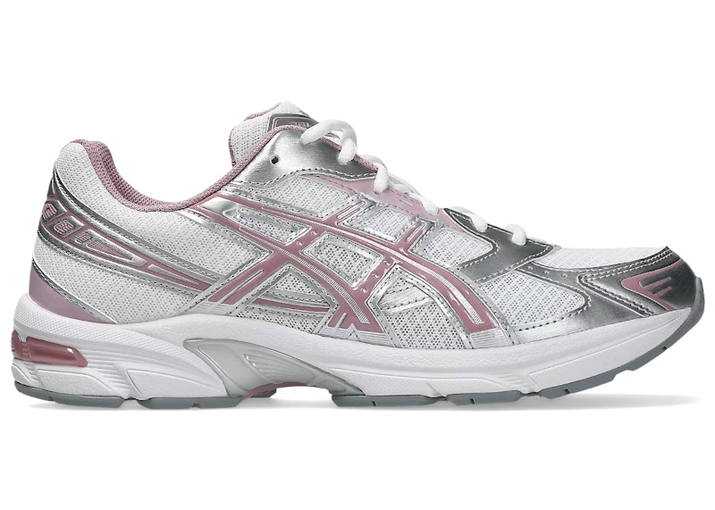 Men's ASICS Gel1130 Sneakers in White/Taro Purple