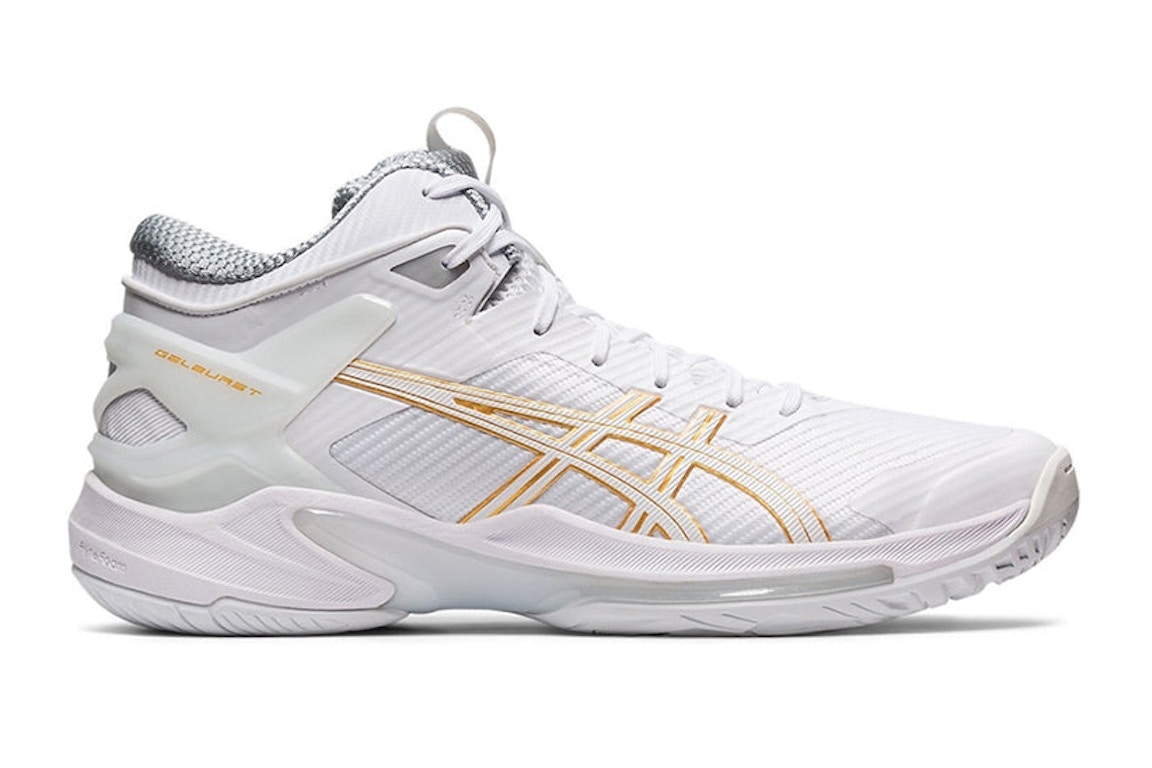 Click to view more detailed imagery on our partner's website Pre-owned Asics Gel-burst 24 White Gold In White/gold