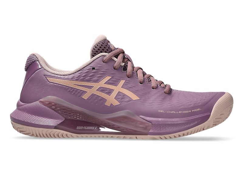 Pre-owned Asics Gelchallenger 14 Padel (women's) Sneakers In Dark Ube/rose Gold In Multi
