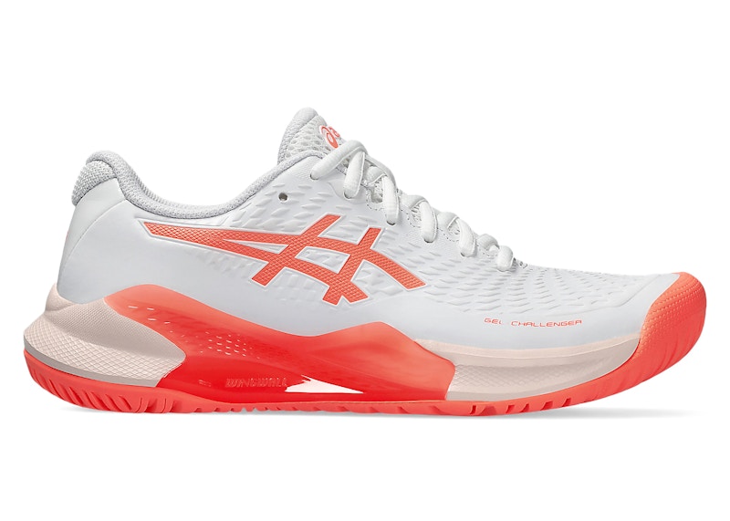 Pre-owned Asics Gelchallenger 14 (women's) Sneakers In White/sun Coral