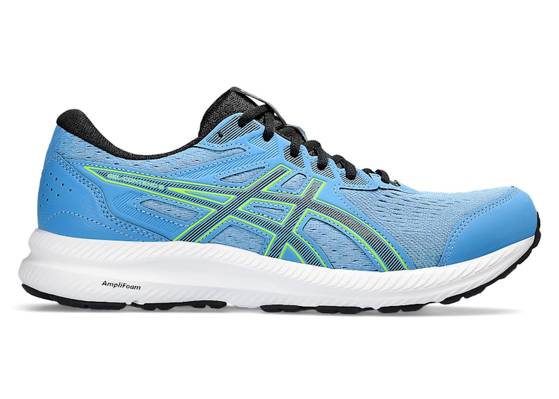 Pre-owned Asics Men's  Gelcontend 8 Sneakers In Waterscape/black