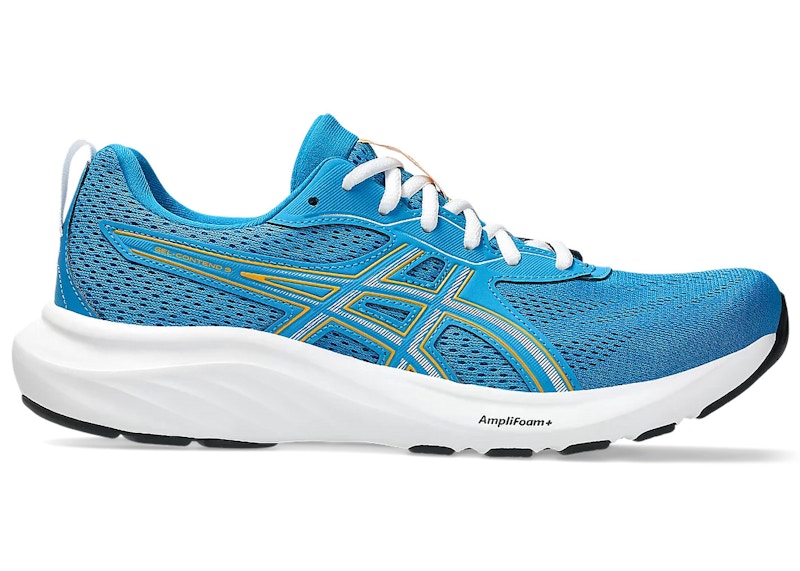 Men's ASICS GelContend 9 Sneakers in Aegean Blue/Yamabuki