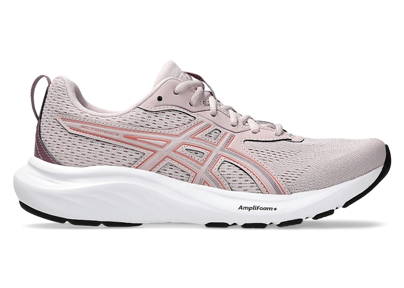 Pre-owned Asics Gelcontend 9 (women's) Sneakers In Watershed Rose/desert Red