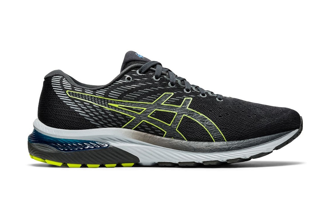 Pre-owned Asics Gel-cumulus 22 Graphite Grey In Graphite Grey/lime Zest