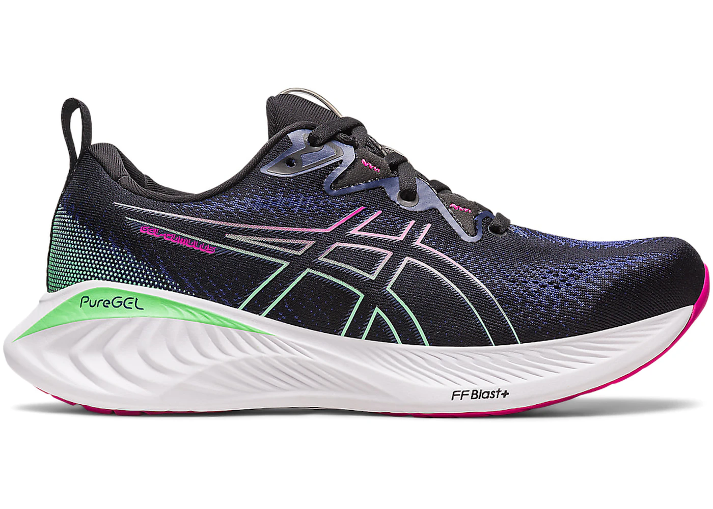 ASICS Gel-Cumulus 25 Black Pink Rave (Women's) - 1012B441-001 - US
