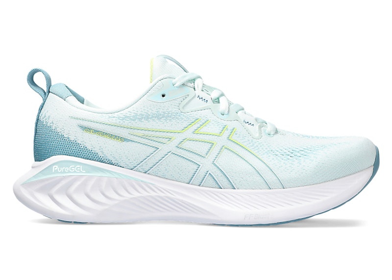 Pre-owned Asics Gelcumulus 25 (women's) Sneakers In Soothing Sea/glow Yellow In Multi
