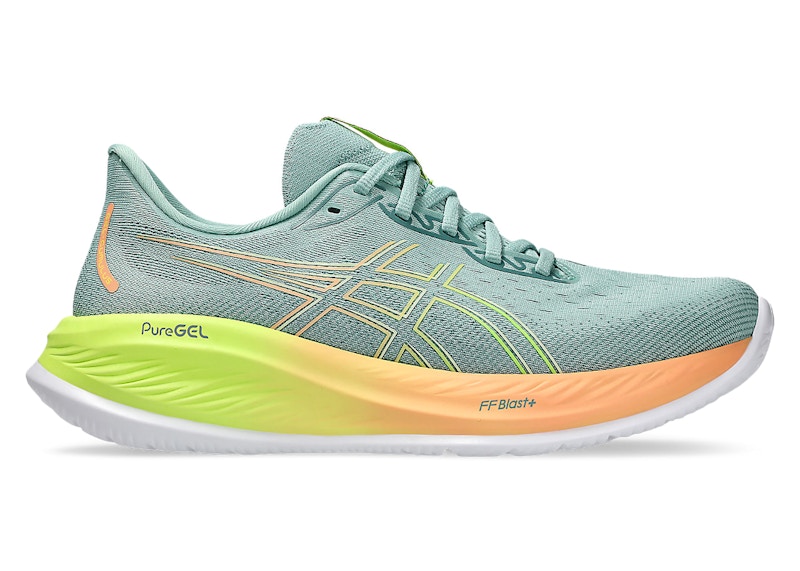 ASICS Gel-Cumulus 26 Paris Light Celadon Safety Yellow