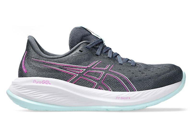Pre-owned Asics Gelcumulus 26 (women's) Sneakers In Tarmac/bold Magenta In Multi