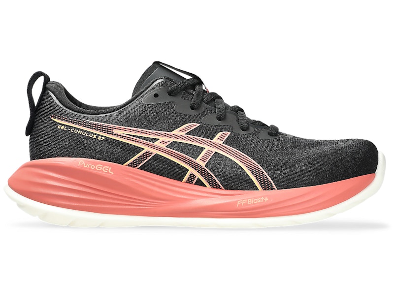 Pre-owned Asics Gelcumulus 27 (women's) Sneakers In Black/orange Glow