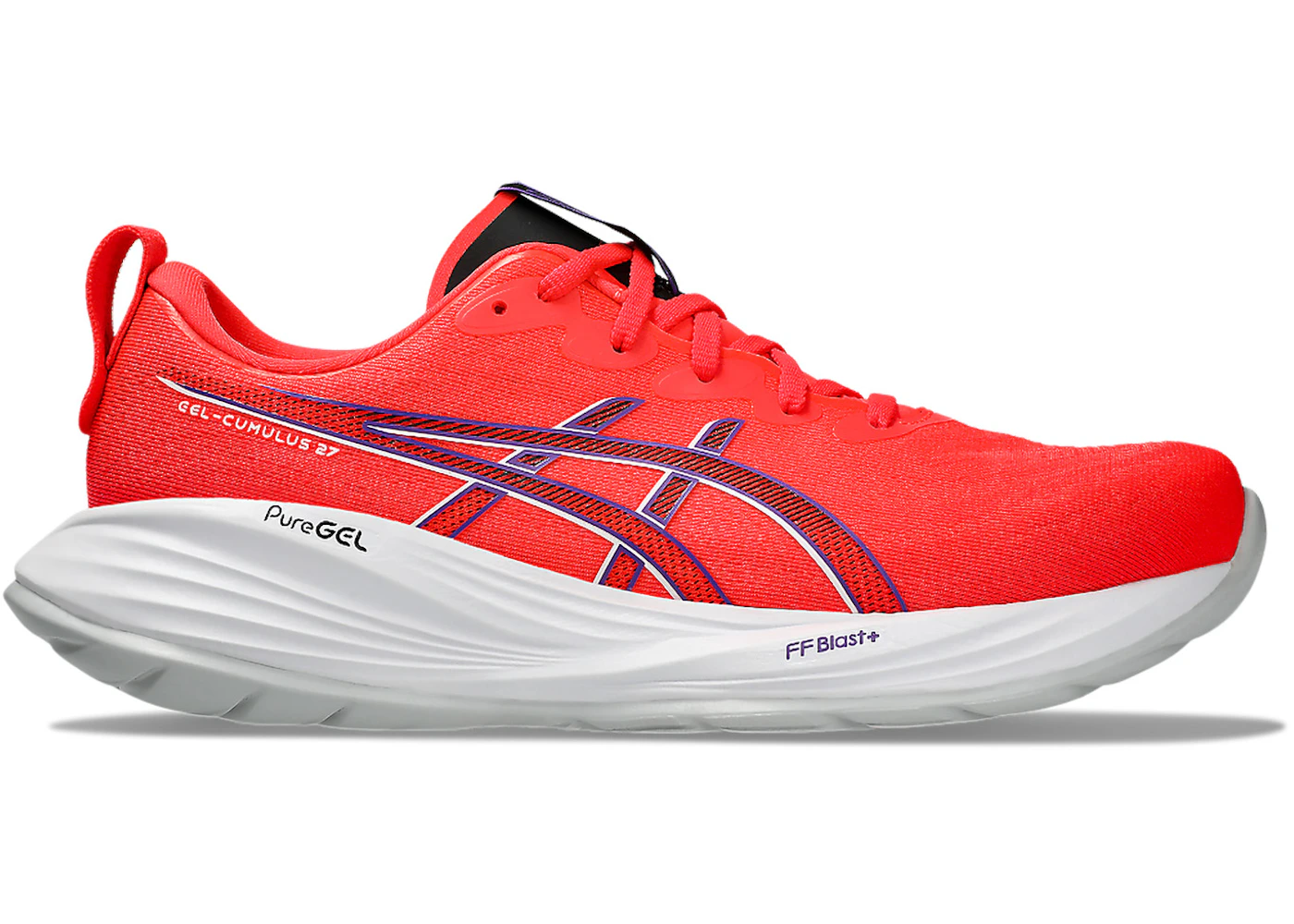 ASICS Gel-Cumulus 27 Flash Red White Men's - 1011B960-600 - US
