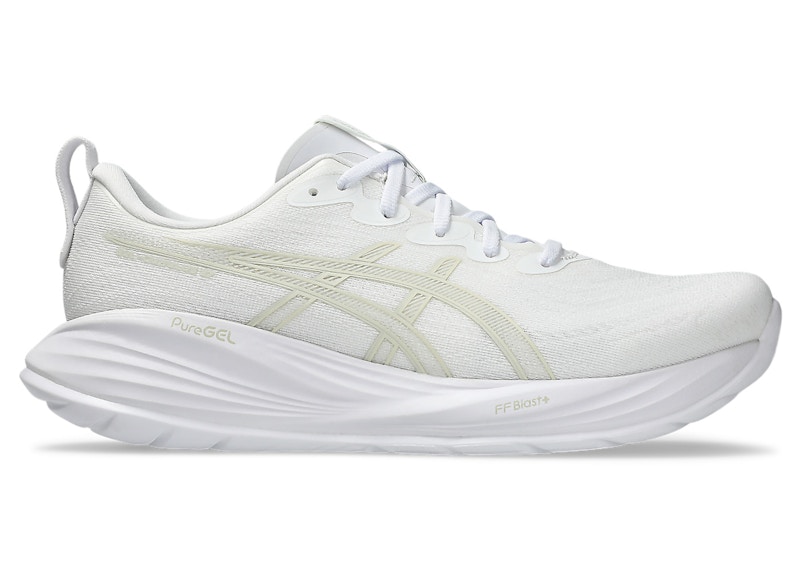 Pre-owned Asics Men's Gelcumulus 27 Sneakers In White/lake Grey In Multi