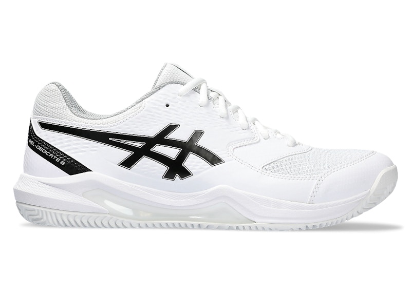 ASICS Gel-Dedicate 8 Clay White Black - 1041A448-101