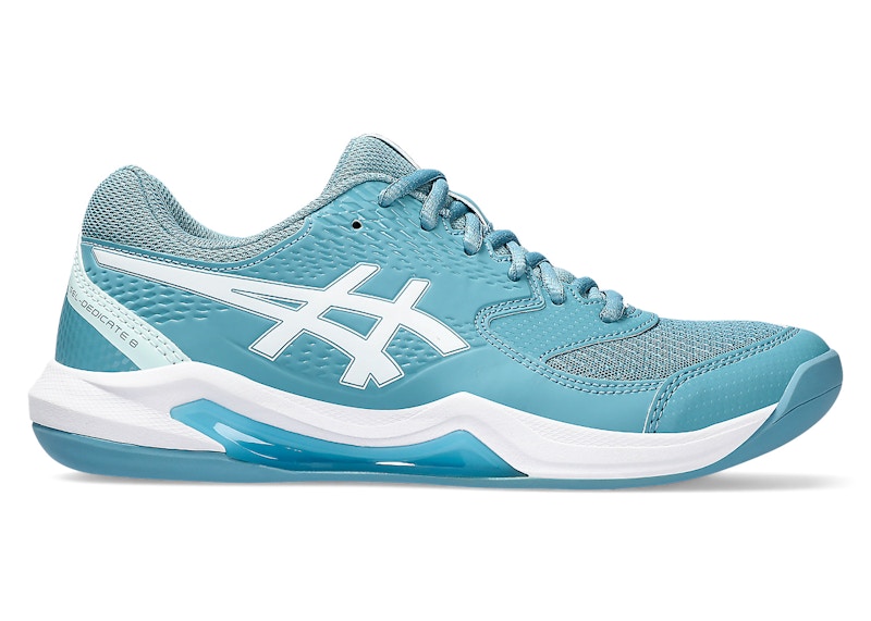 ASICS Gel-Dedicate 8 Indoor Gris Blue White (Women's) - 1042A257-400