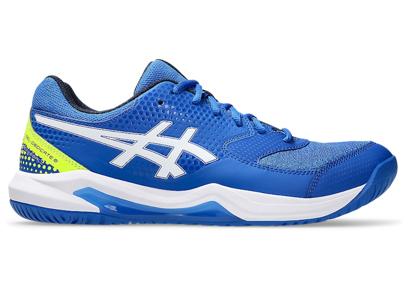 Pre-owned Asics Men's Geldedicate 8 Pickleball Sneakers In Illusion Blue/white In Multi