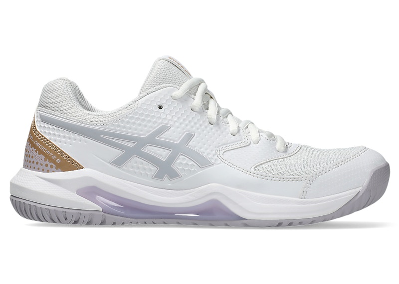 ASICS Gel-Dedicate 8 Pickleball White Dusk Violet (Women's)