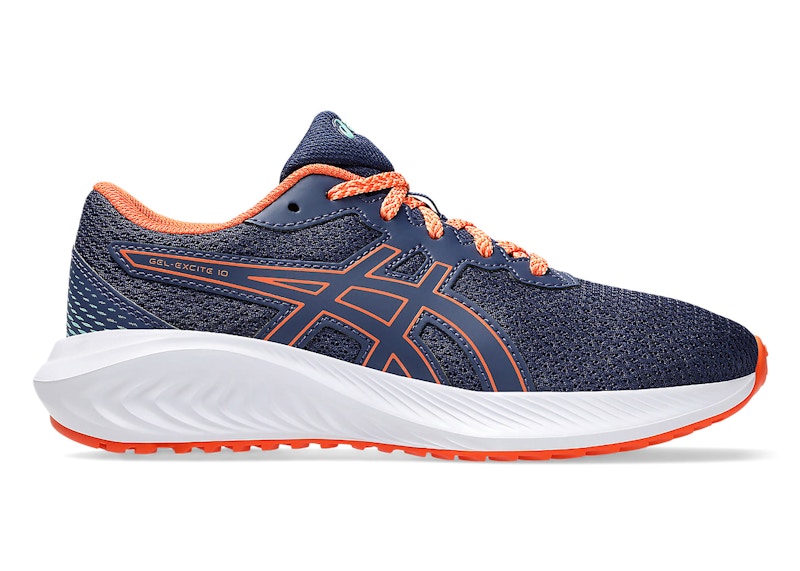 Pre-owned Asics Gelexcite 10 Sneakers In Indigo Blue/nova Orange In Multi