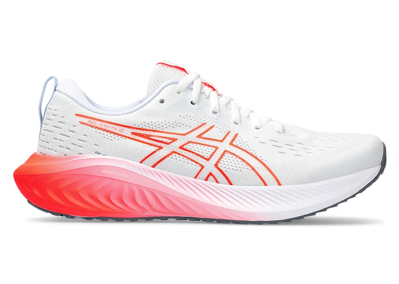 Asics red womens shoes online