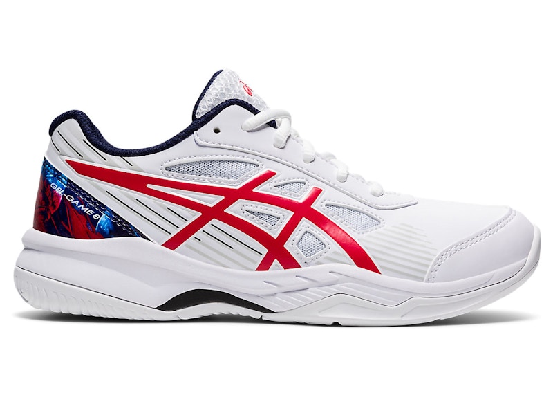 ASICS Gel-Game 8 LE White Classic Red (GS)