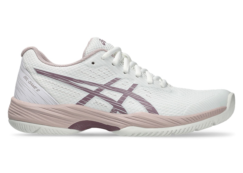 Pre-owned Asics Gelgame 9 (women's) Sneakers In White/dusty Mauve