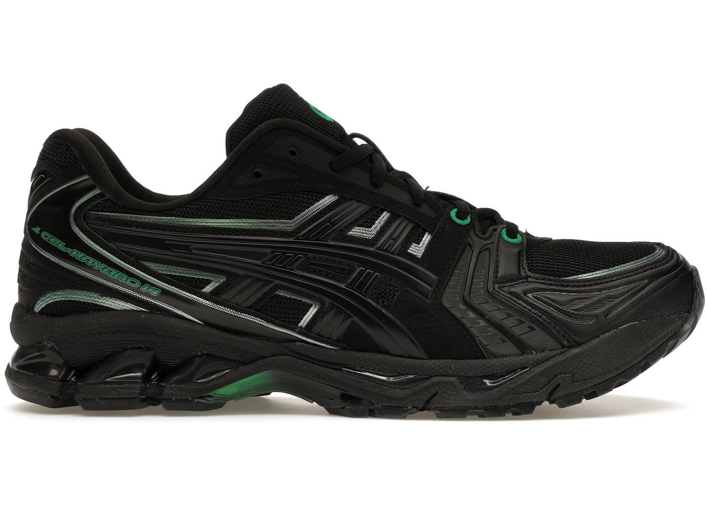 Asic North Jobs ASICS Gel-Kayano 14 8ON8 Black Green Men's