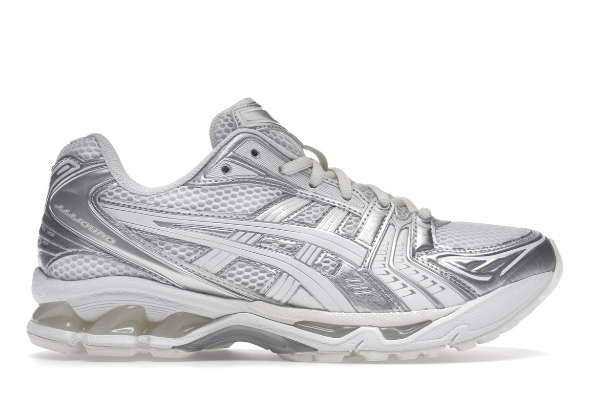 Pre-owned Asics Gel-kayano 14 Jjjjound Silver White In White/white