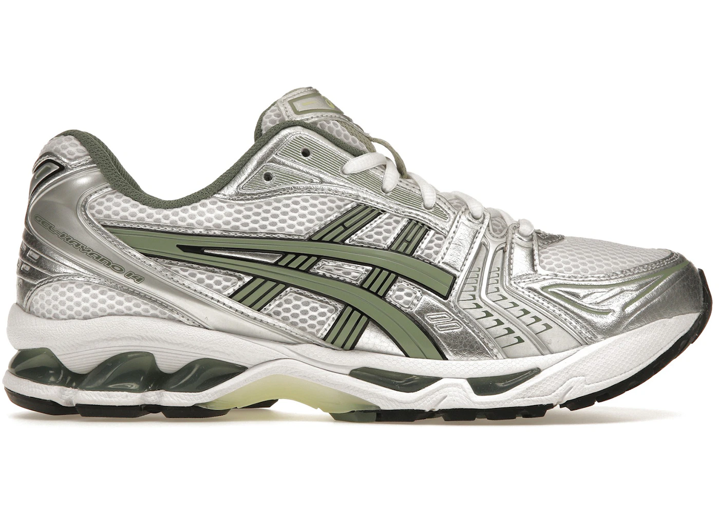 ASICS Gel-Kayano 14 White Pure Silver Slate Grey Sage