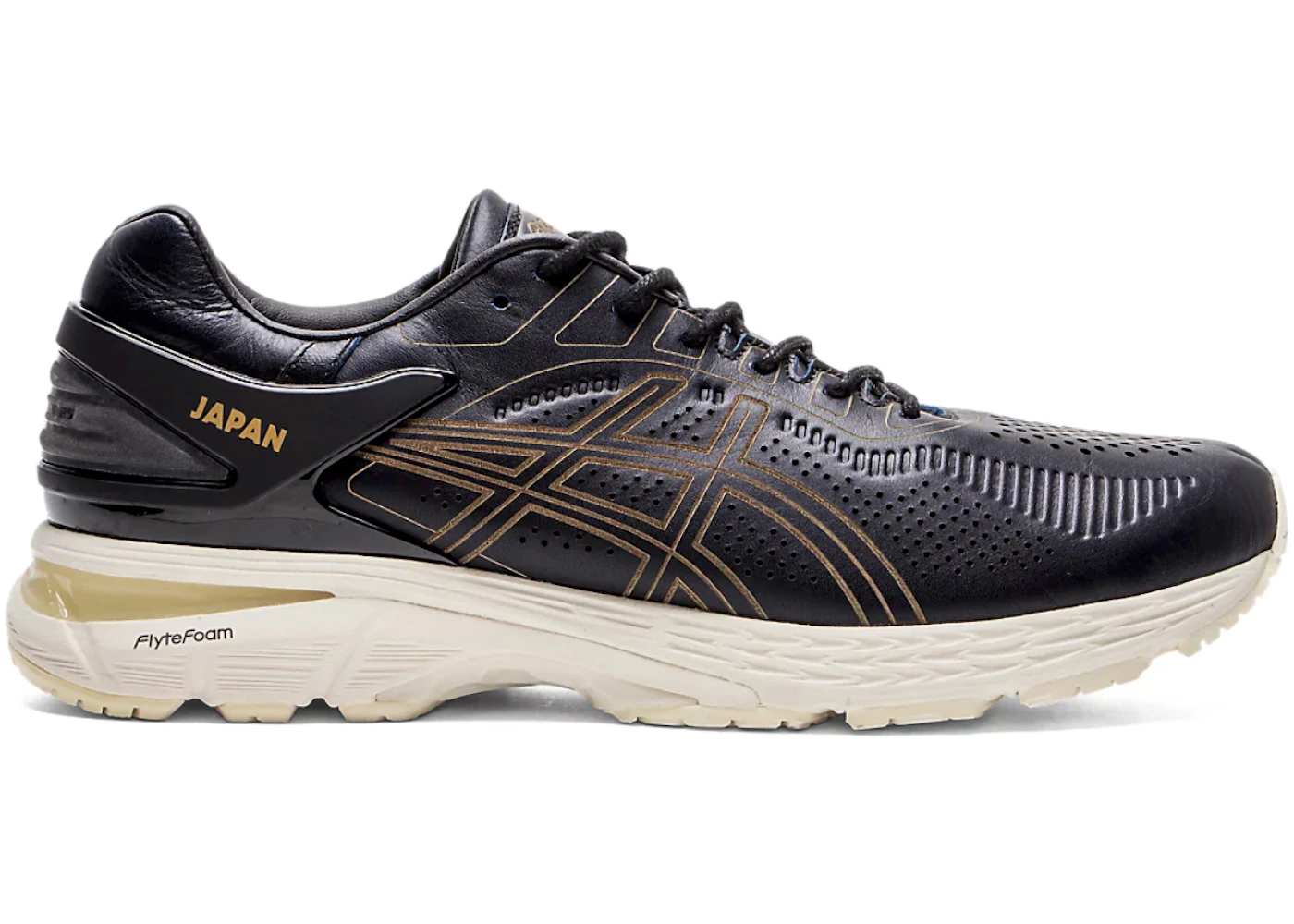 ASICS Gel-Kayano 25 SPS MIJ Leather Black Men's - 1023A037.001 - US