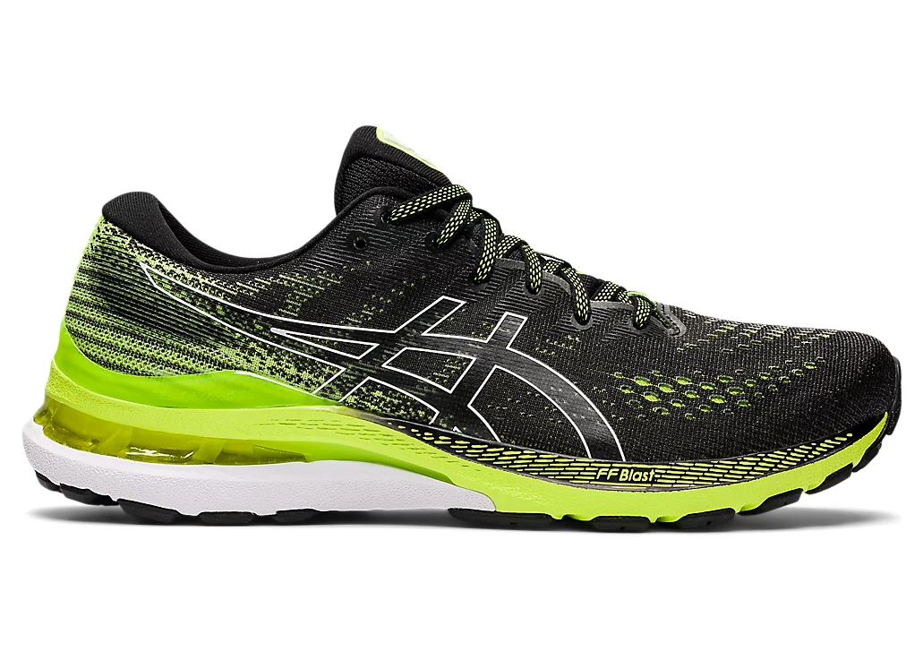 ASICS Gel-Kayano 28 Black Hazard Green