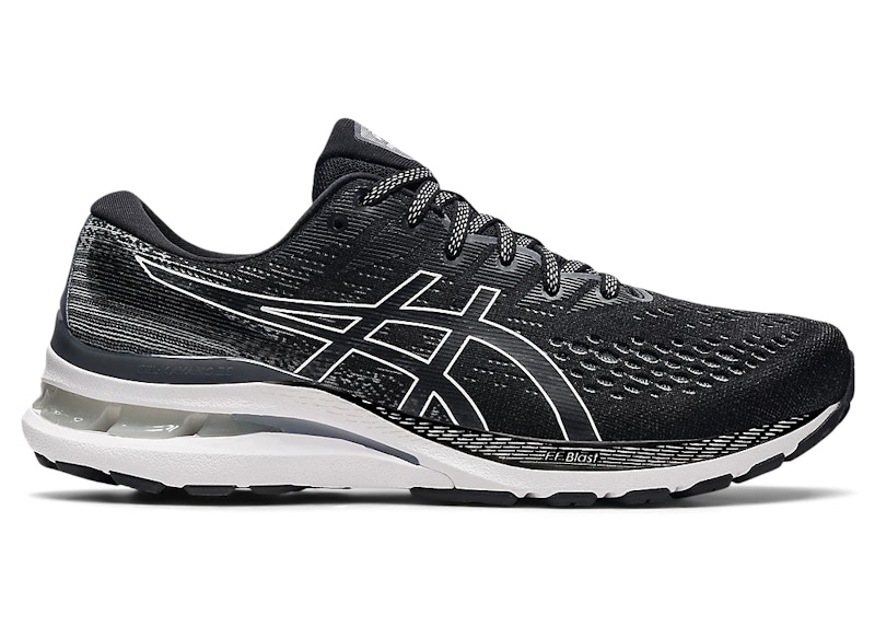 Asics gel kayano outlet black and white womens