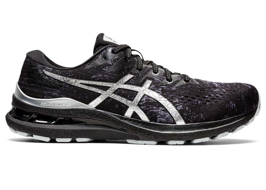 Pre-owned Asics Gel-kayano 28 Platinum Black In Carrier Grey/pure Silver