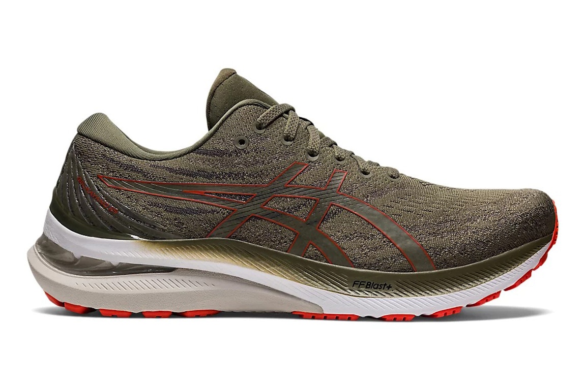 Click to view more detailed imagery on our partner's website Pre-owned Asics Gel-kayano 29 Mantle Green Cherry Tomato In Mantle Green/cherry Tomato