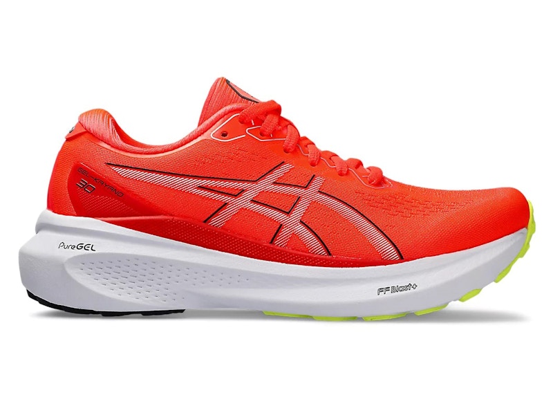 Pre-owned Asics Gelkayano 30 (women's) Sneakers In Sunrise Red/black