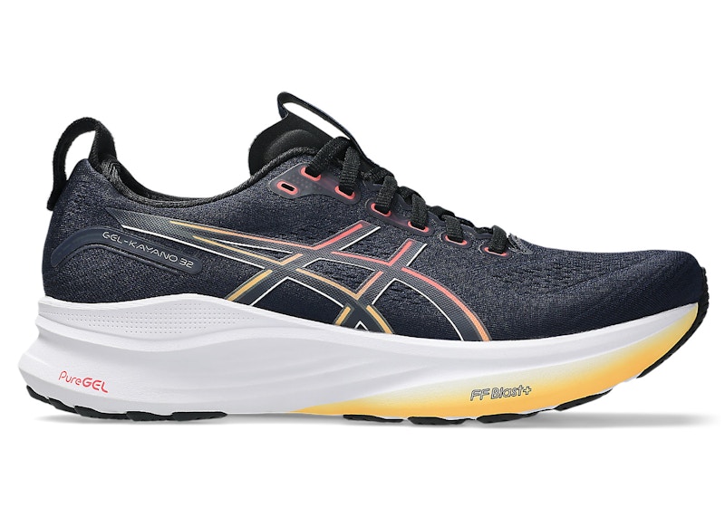 Pre-owned Asics Men's Gelkayano 32 Sneakers In Midnight/black