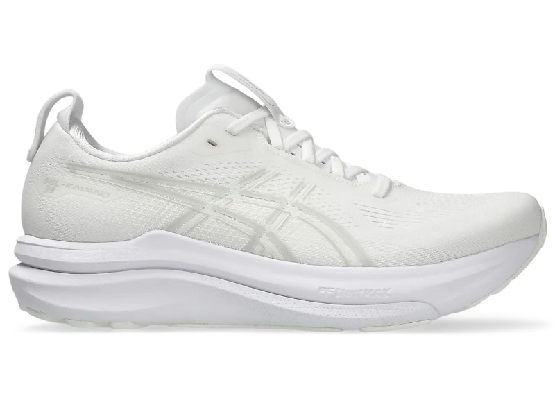 Men's ASICS GelKayano 33 Triple Sneakers in White