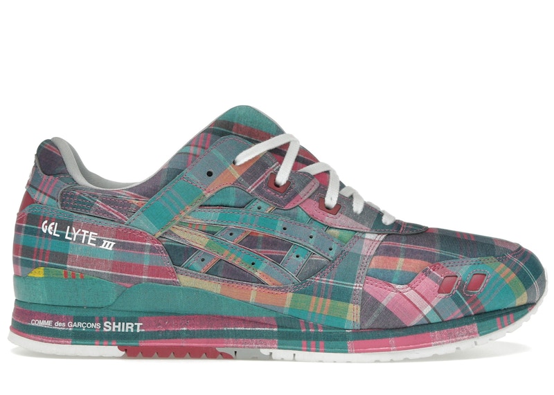 ASICS Gel-Lyte III '07 Remastered Comme des Garçons SHIRT Pink Plaid