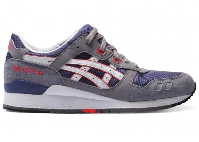 ASICS Gel-Lyte III Navy Light Grey Red