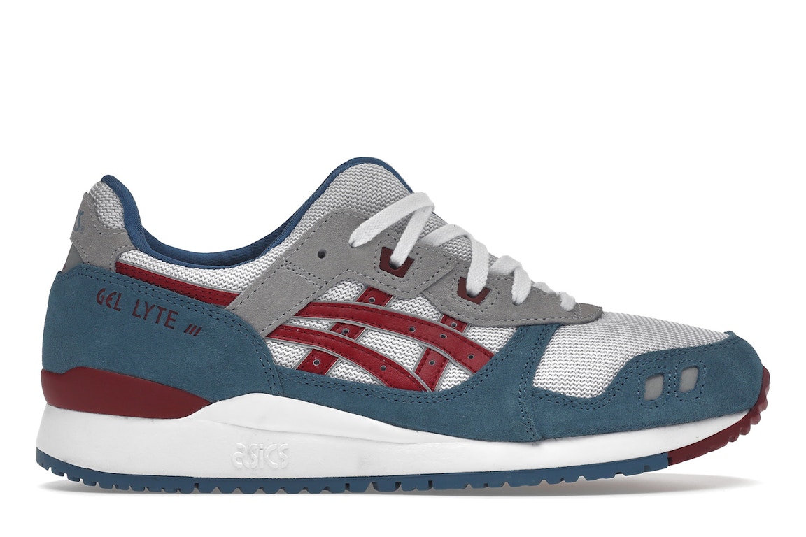 Click to view more detailed imagery on our partner's website Pre-owned Asics Gel-lyte Iii Og Azure Beet Juice In Azure/beet Juice